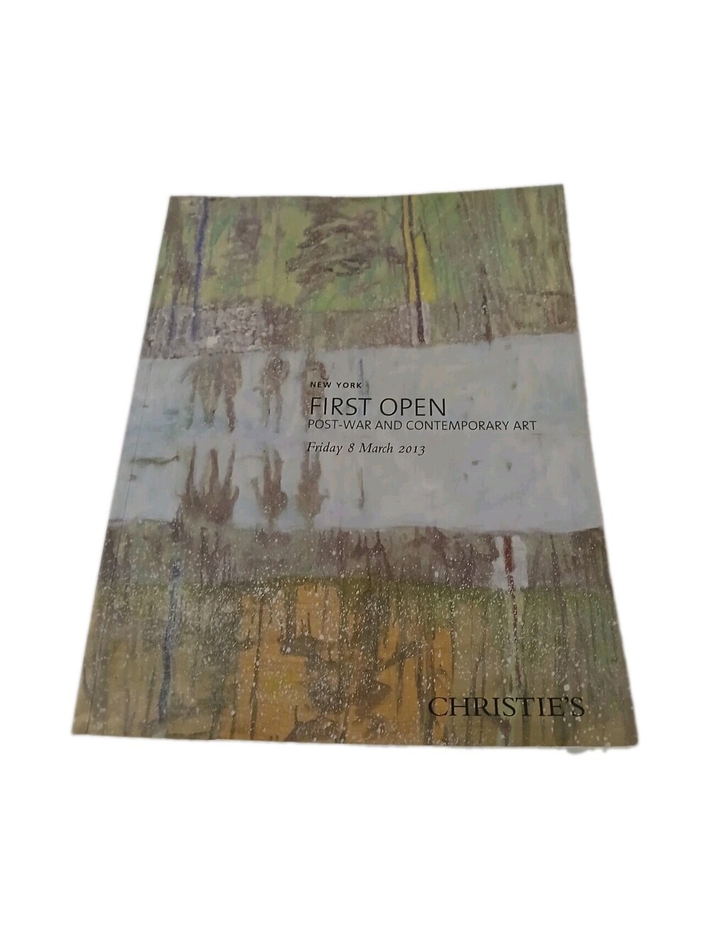 First Open Postwar And Contemporary Art Christie's Catalog 2013